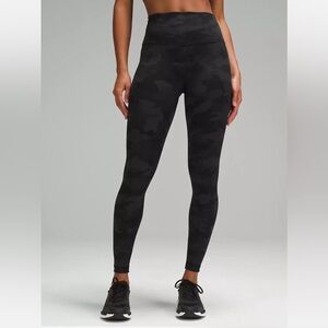 Lululemon Women's Black Camouflage Leggings
